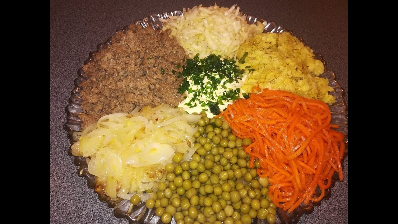 Супер быстрый салат "Цветик-семицветик" за 10 мин. .. яркий и вкусный