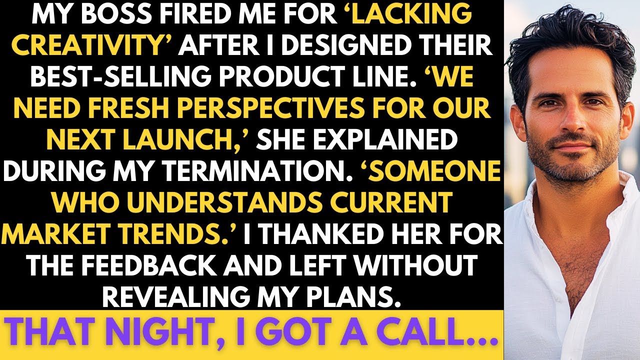 Outline Video My Boss Fired Me For "Lacking Creativity" After I Designed Their Best-Selling Products. But Then...