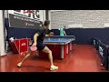 Eli baraty training with priping table tennis club in prishtina