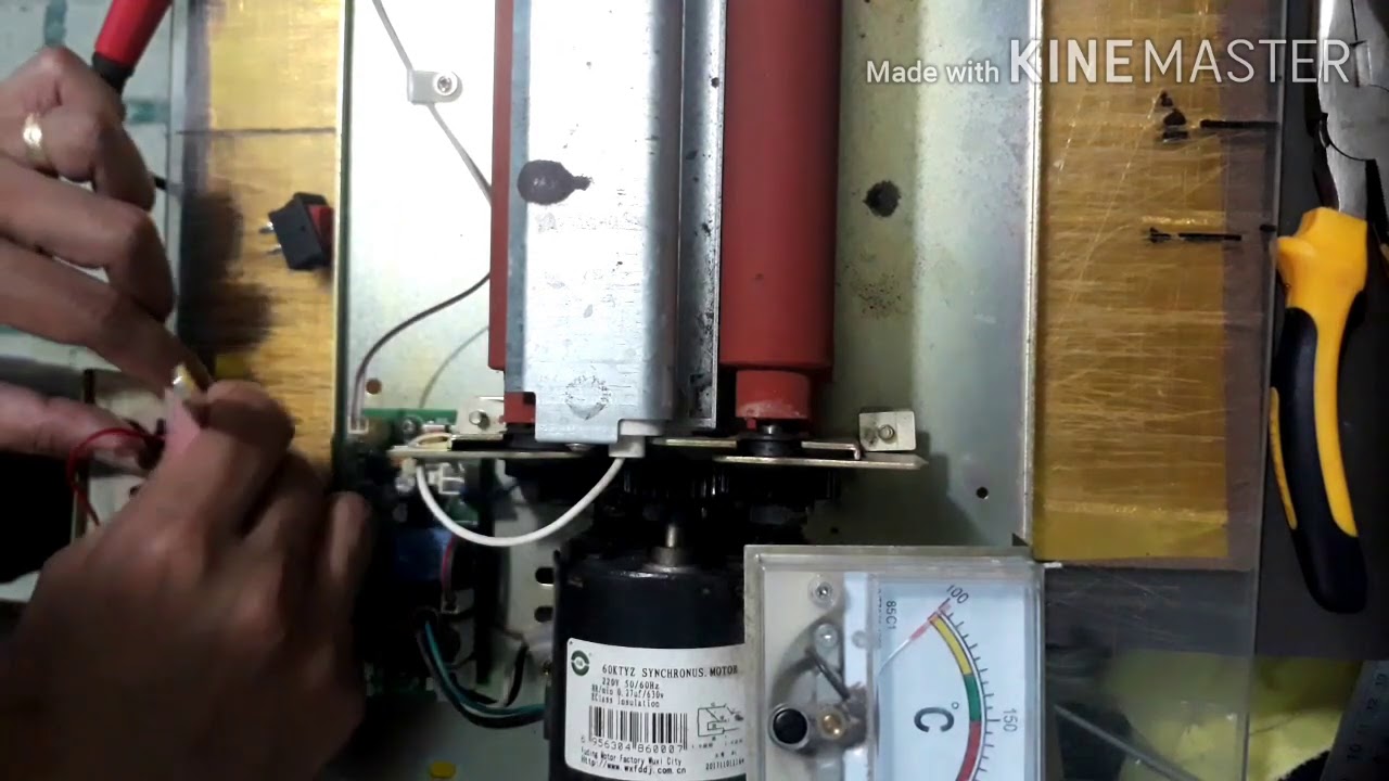 Quaff Laminator Replacement of Defective Switch Part II YouTube