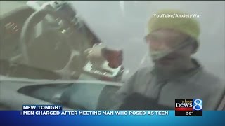 Men charged after meeting man who posed as teen