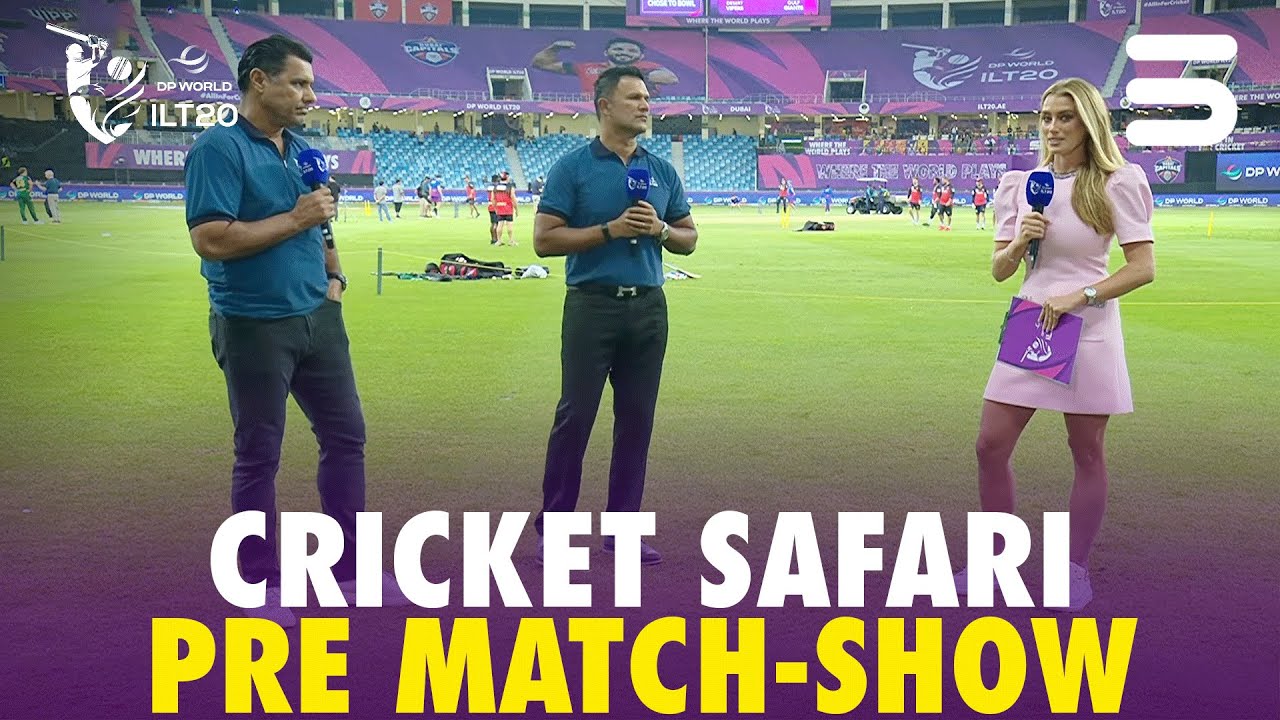 Cricket Safari Pre-Match Show | Desert Vipers vs Gulf Giants | Match 8 | DP World ILT20 | M3Y1U