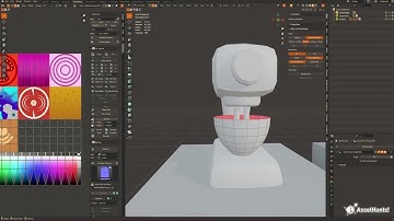 Low-Poly 3D Game Asset Creation Process