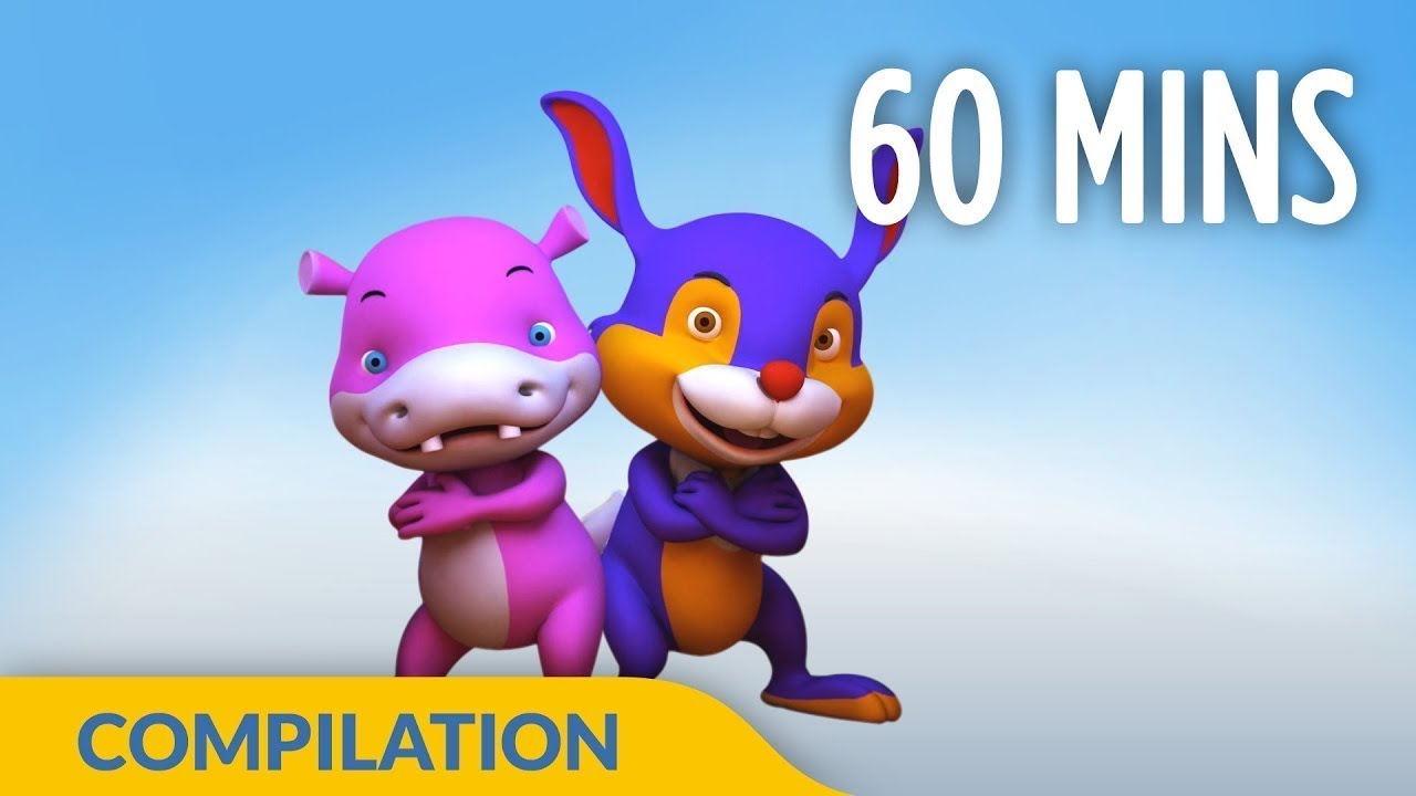 Top 10 Rhymes For Boys| 3D Nursery Rhymes for Kids and Children | Hippy ...