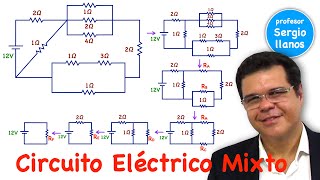 Mixed complex electrical circuit.