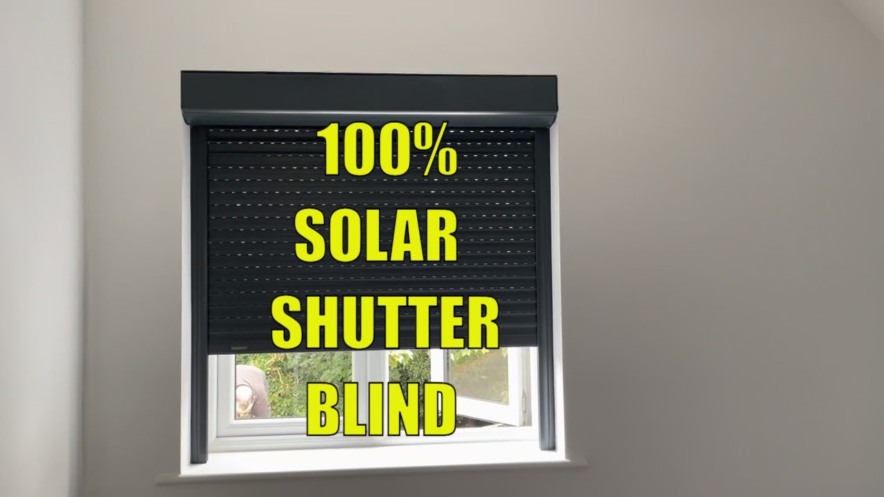 Save Energy & Sleep Better with SolarPowered Shutters in Sevenoaks