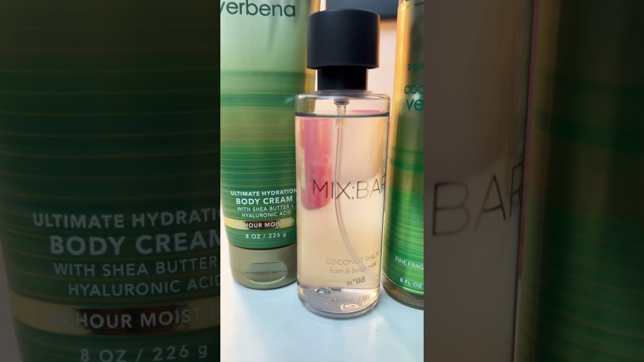 Coconut Lime and verbena layering combo 🔥