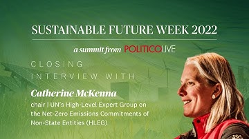 Closing interview with Catherine McKenna, chair of UN