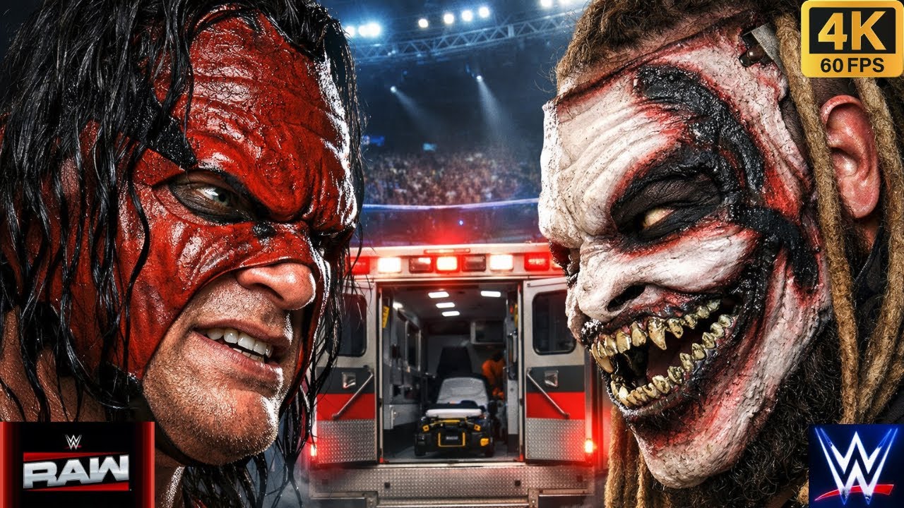 Full Match - Kane Vs Bray Wyatt Ambulance Match In Raw #wwe #wwe2k25 #gaming #ps5 #shorts #wwe2k24