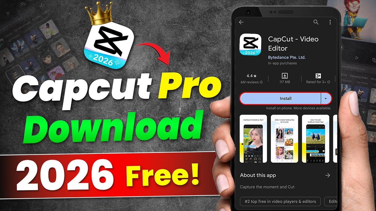 CapCut 2026 Free Download | CapCut 2026 Kaise Download Kare | New Version Hindi