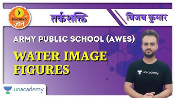 Water Image Figures | Reasoning | Target Army Public school (AWES) 2020/2021 | Vijay Kumar