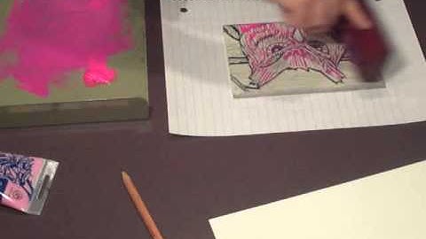 Block Printing First Color