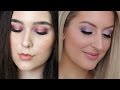 How To: Purple &amp; Gold Colorful Halo Makeup For Hooded Eyes // Collab Hannah Schroder