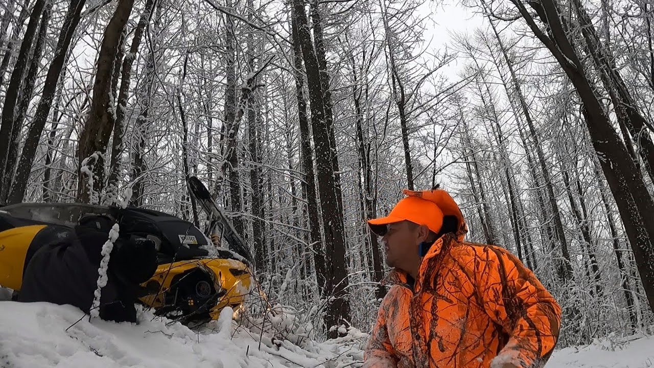 nos-ca-mos-de-la-moto-nieve-tremendo-porrazo-youtube