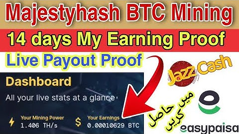 Majestyhash BTC Mining Site Withdrawal Proof | free BTC Mining Site Live Payout Proof | Majestyhash