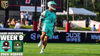 Maryland Whipsnakes vs. California Redwoods Week 9 Game Highlights | 2026 Season