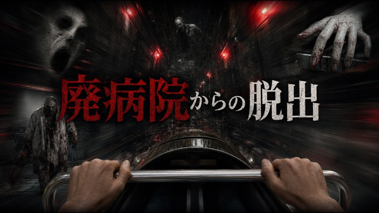 グロ注意❤️廃病院　サツ人解体現場　 horror hospital 18+] AI-Powered Horror Ride | Abandoned Hospital Terror Experience