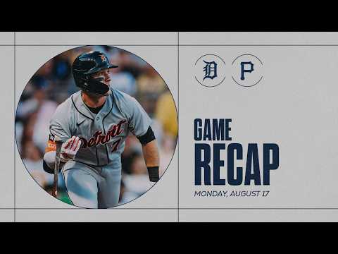 Tigers vs. Pirates Game Highlights (8/17/26) | MLB Highlights