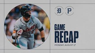 Tigers vs Pirates Game Highlights 26 MLB Highlights