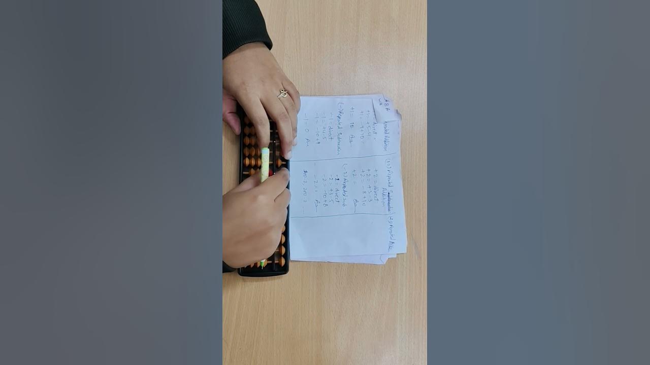 Brainish Abacus Class Dhamtari - Basic of+2 & -2 practice - YouTube