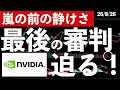 【嵐の前の静けさ】最後の審判！エヌビディア決算を控えた株式市場の動向は？　#米国株 #日経平均 #sp500 #soxl #nvda