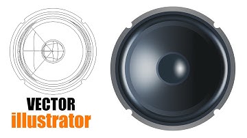 Ứng dụng mesh tool và gradient tool vẽ loa trong illustrator | Nguyễn Ngọc Trung