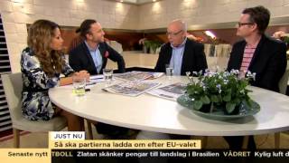 Så ska partierna ladda om efter EU-valet - Nyhetsmorgon (TV4)