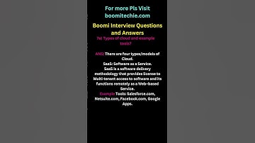 Boomi Interview Q&A 7a #boomi #mulesoft #workato #webmethods #tibco #microsoft #ibm #salesforce