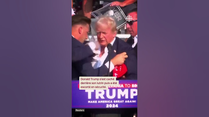 Donald Trump visé par une tentative d’assassinat