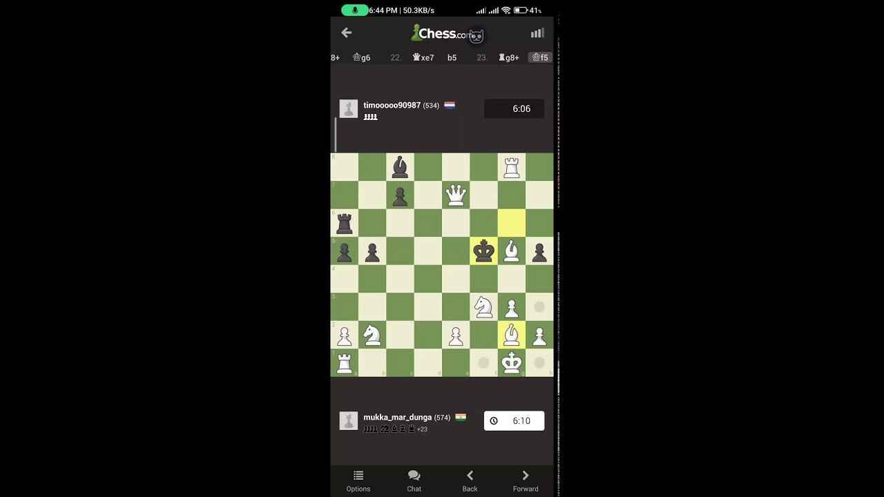Playing live chess (rating 1059) linchess.org - YouTube
