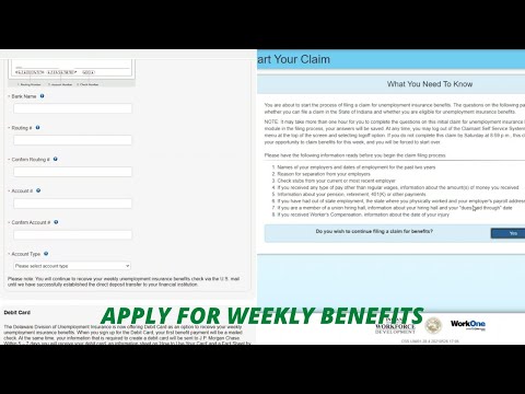 Unemployment Benefits Delaware & Indiana ($900/Week or $18,000) How To Apply