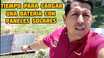 ¿Cuánto tarda en cargarse una batería solar?