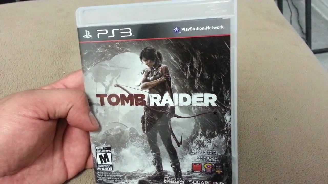 Ps3 Tomb Raider 13 Unboxing Youtube