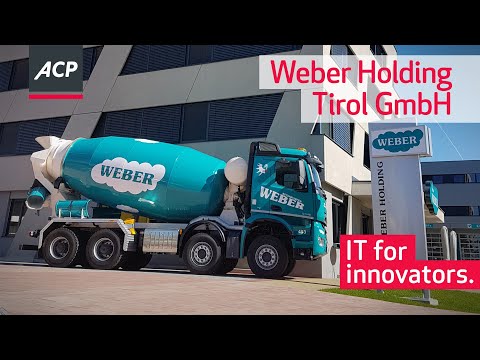 Weber Holding Tirol GmbH - So hält ACP die Betonmischer am Rollen | Referenz