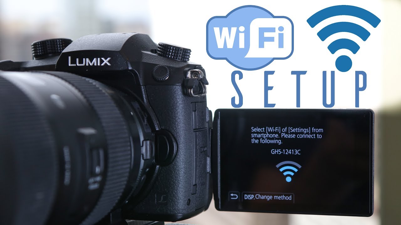 Begrafenis jurk creëren Panasonic GH5 WiFi Setup - YouTube