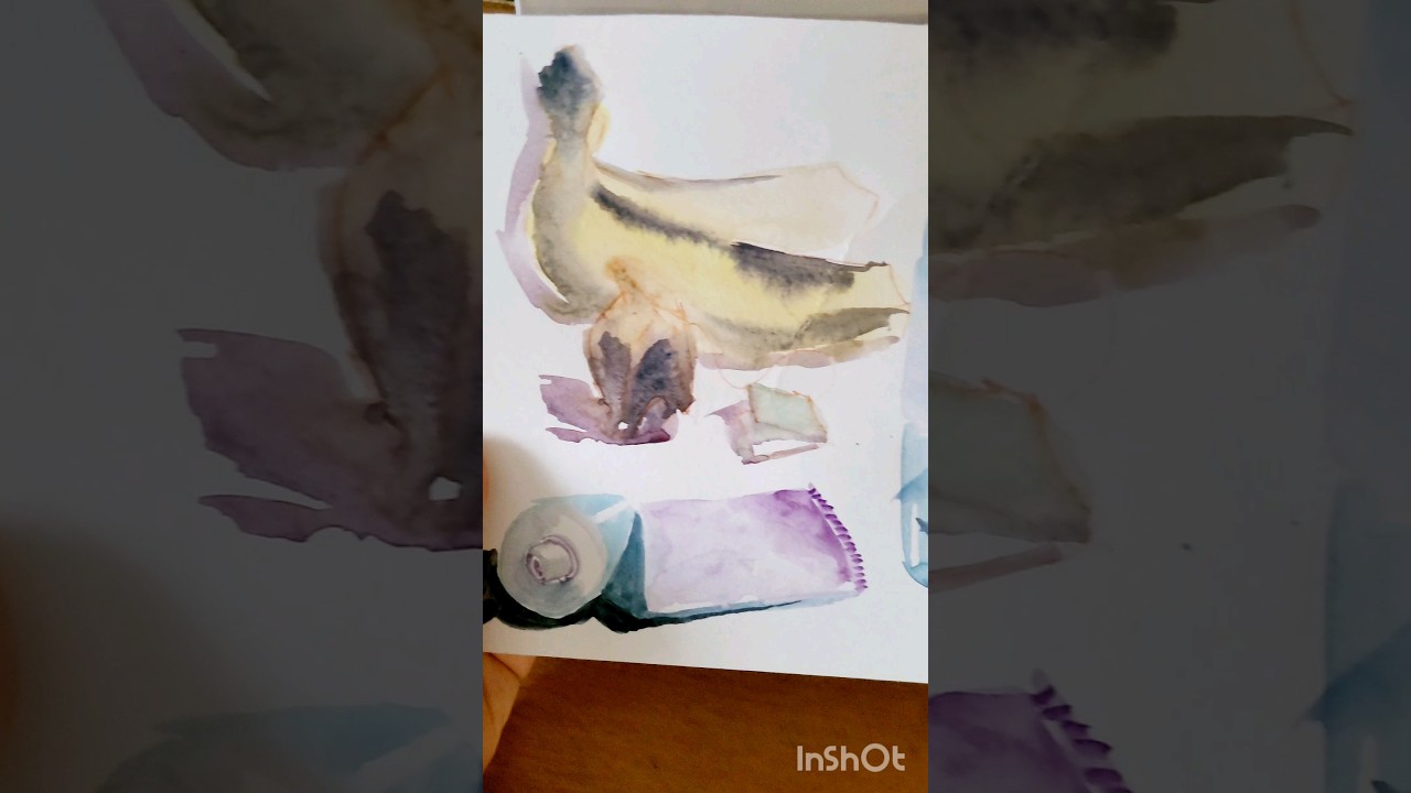 челленж 90дней по10 набросков#watercolor #рисование #artwork #хочувтоп ...