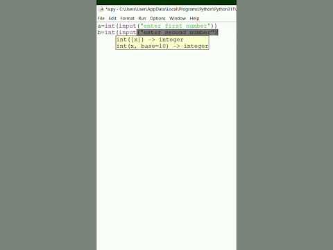 simple addition in python #shorts #python #viral #shortvideo # ...