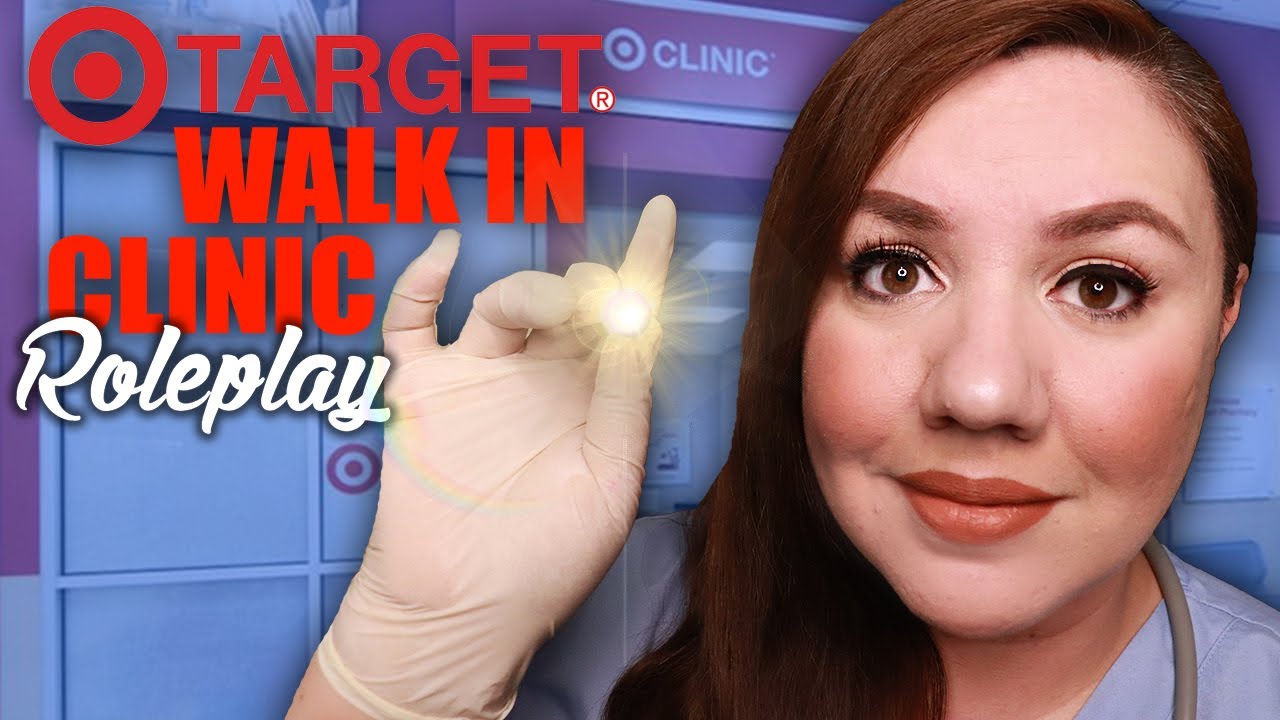 ASMR Target Walk-in Clinic Roleplay / Cranial Nerve Exam and Ear Cleaning / ASMR Jonie