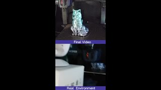 Night Version of Beagle Camera Compared with Real Environment