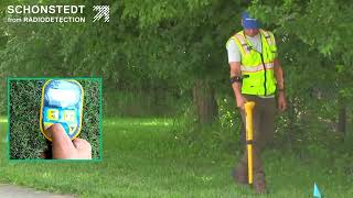 Finding pipe joints with Schonstedt u-LOCATE Pipe & Cable Locator + Maggie Magnetic Locator