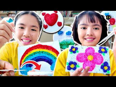 หนูยิ้มหนูแย้ม ระบายสีแล้วกระดาษพอง!? ของเล่นศิลปะสุดว้าว Puffy Paper 🎨✨