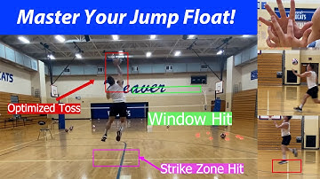 Jump Float Serve Like a Volleyball God - Beginner to Advance - Short & Long