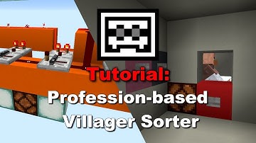 Tutorial - Profession-based Villager Sorter | Minecraft 1.13