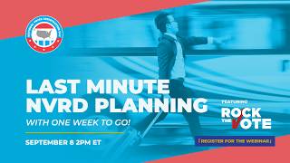 Ready, Set, GO! Last minute planning for National Voter Registration Day 2026