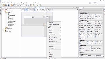 How to use JCalendar date picker in your Java Swing Applications with NetBeans