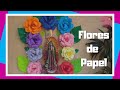 Flores de papel  Grandes - Faciles y Bonitas 💐