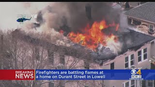 Fire Engulfs Multi-Family Home In Lowell