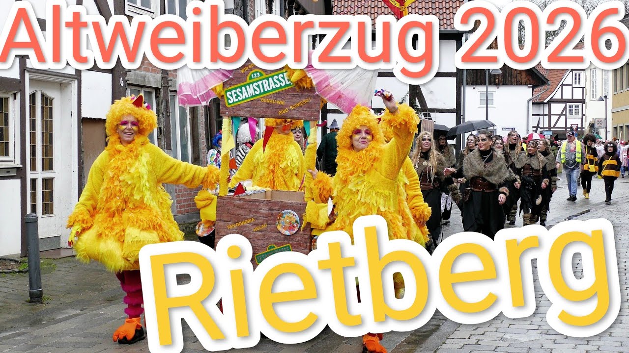 Altweiberzug Rietberg 2026 #karneval