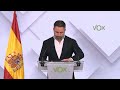 Abascal ROMPE con todos los Políticos que acepten la distribución de MENAS
