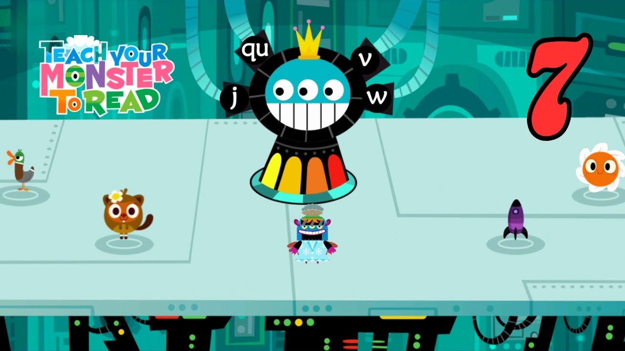Изучайте фонетику: буквы J, V, W и QU на Острове Роботов! 🤖 Научите своего монстра читать!